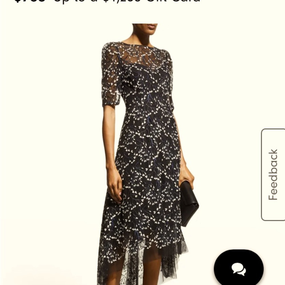 EXQUISITE! This is the most beautiful Teri Jon dress I have ever seen or worn.